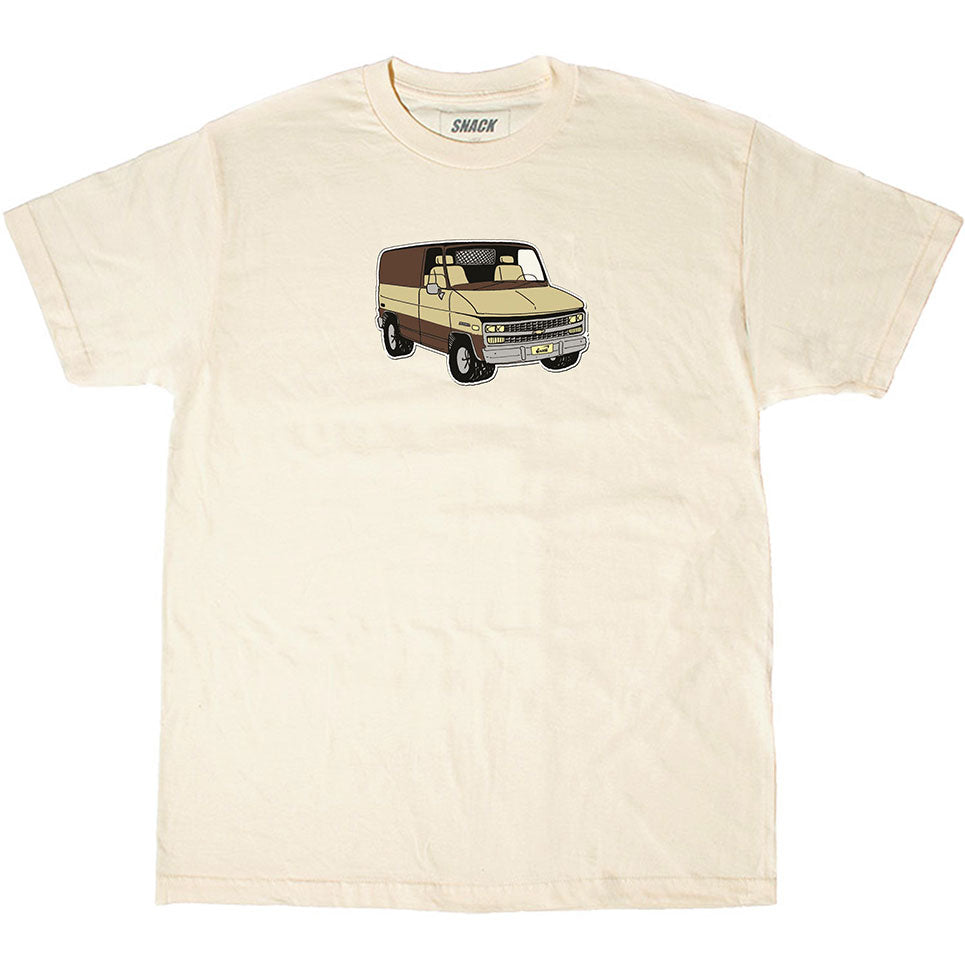 Snack 'Classic Whip' T Shirt - Cream - Various Sizes