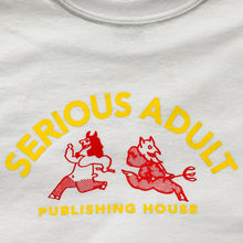 Load image into Gallery viewer, Serious Adult &#39;Hoofs&#39; T-shirt (White) - Medium
