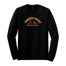 Load image into Gallery viewer, Serious Adult &#39;Hoofs&#39; Long Sleeve T-shirt - Black
