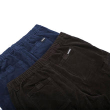 Load image into Gallery viewer, Theories &#39;Stamp&#39; Lounge Cord Trousers - Black
