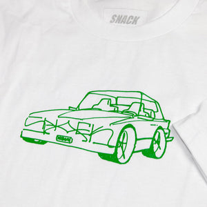 Snack 'Team Whip' T Shirt - White - Various Sizes