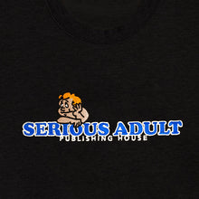 Load image into Gallery viewer, Serious Adult &#39;Thinking Man&#39; Crewneck - Black
